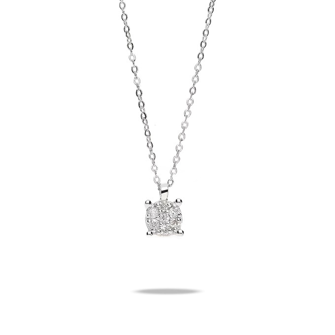 18k gold diamond pendant