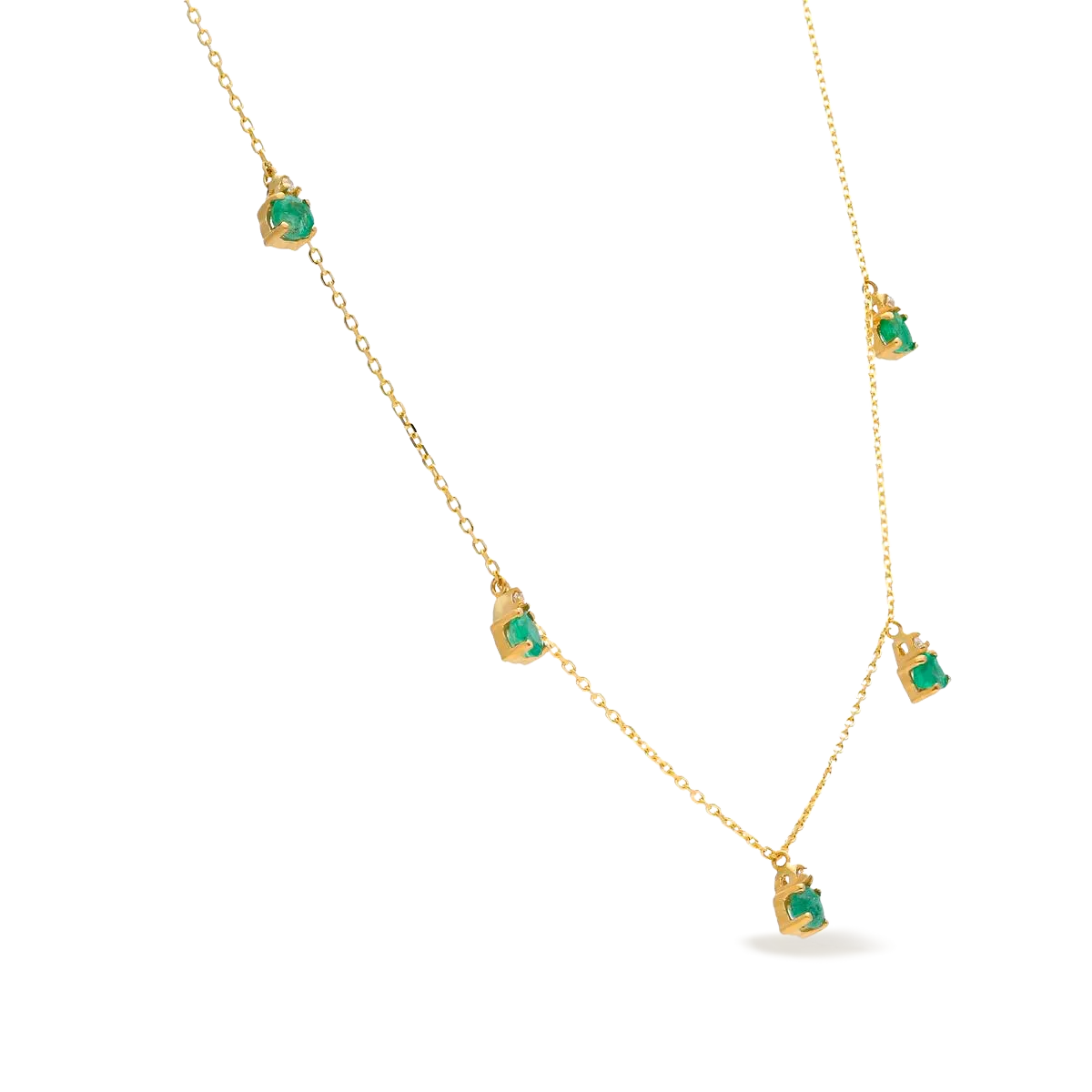 Collar diamante oro 18 quilates RAINFOREST