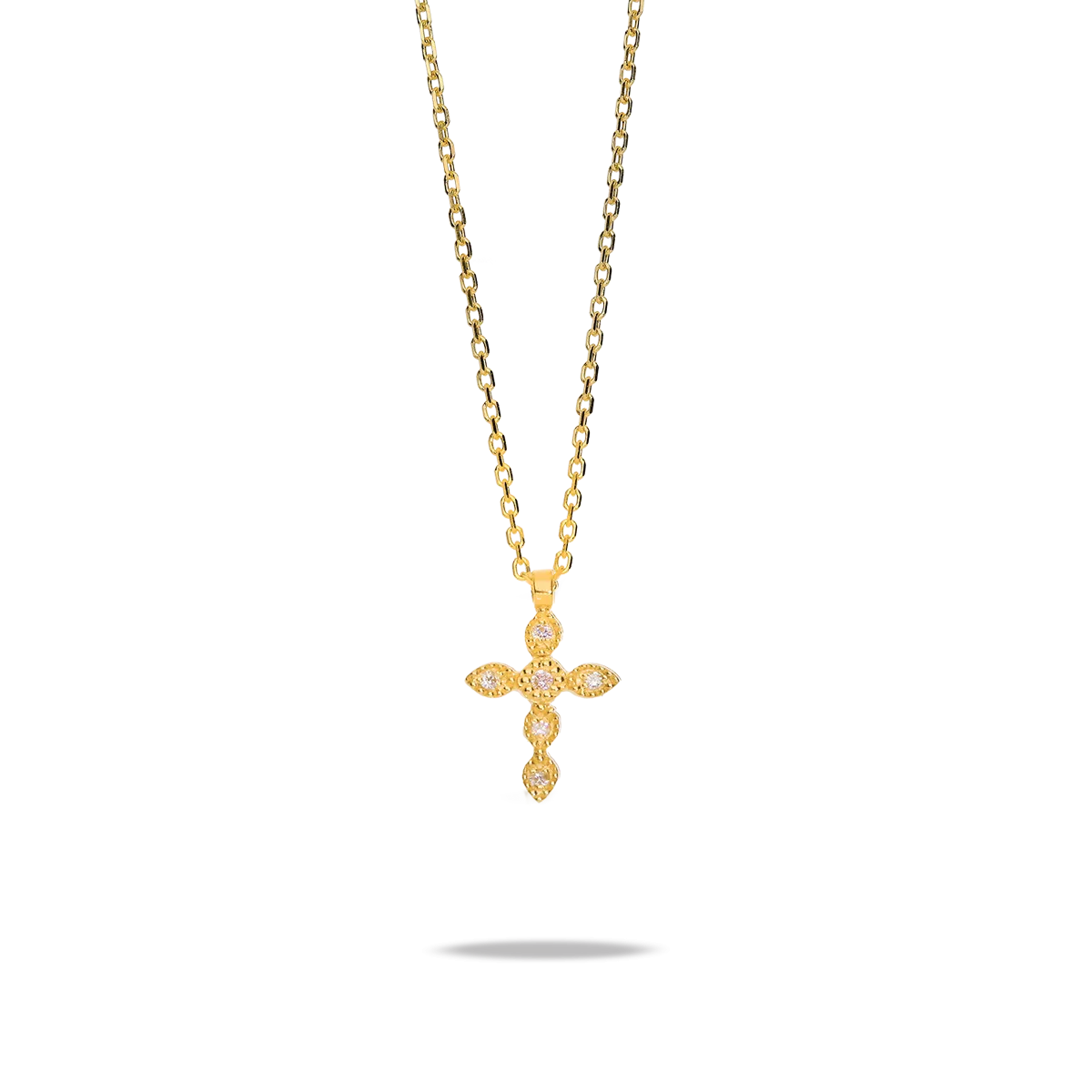 18k gold diamond pendant