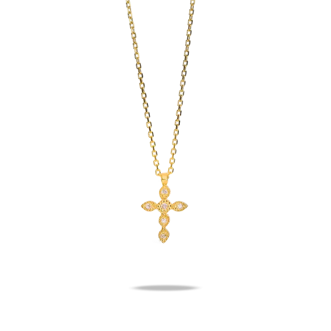 18k gold diamond pendant