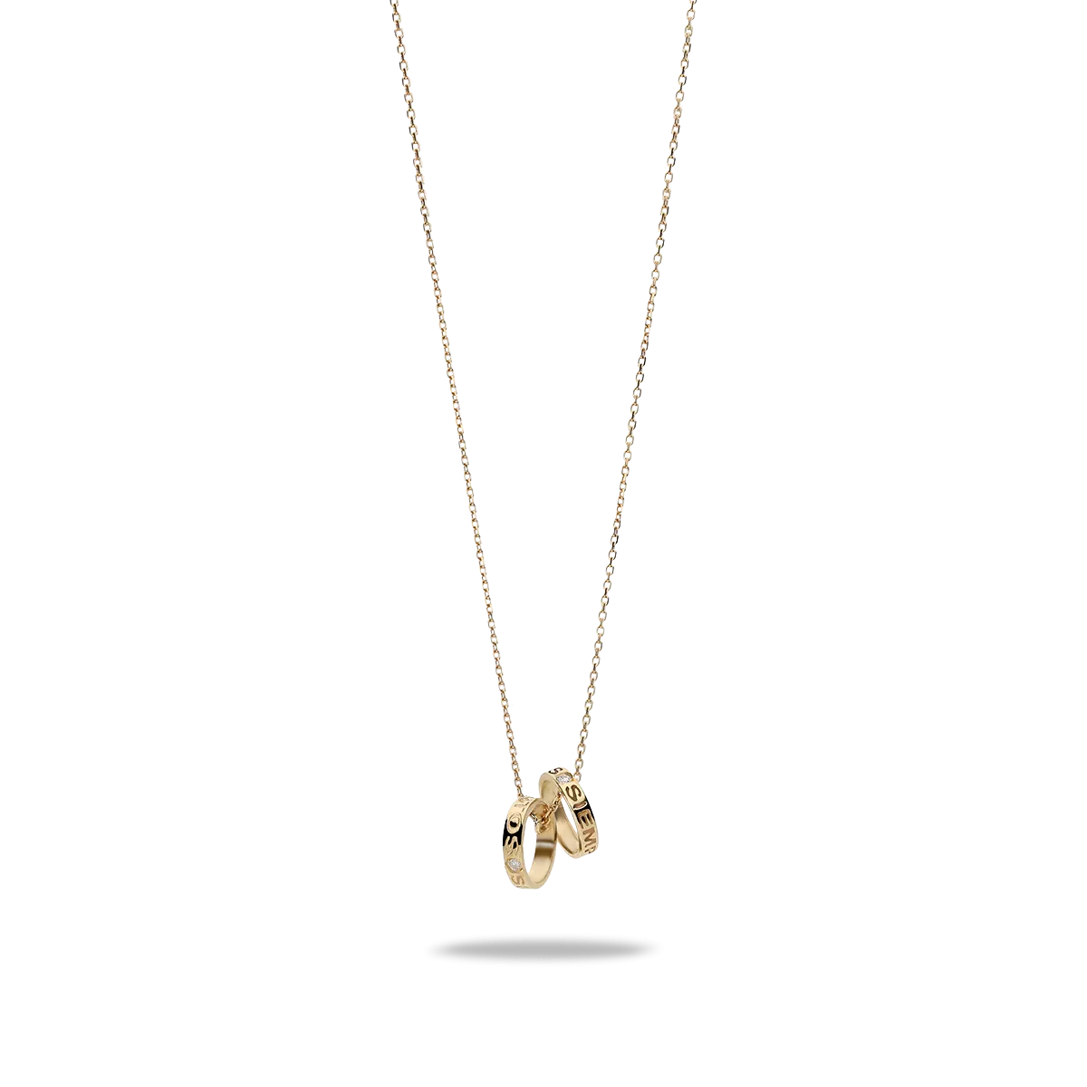 18k gold diamond pendant