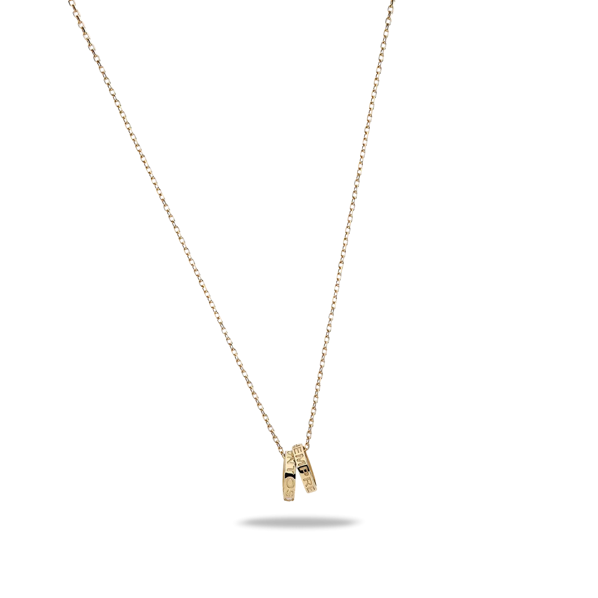 18k gold diamond pendant