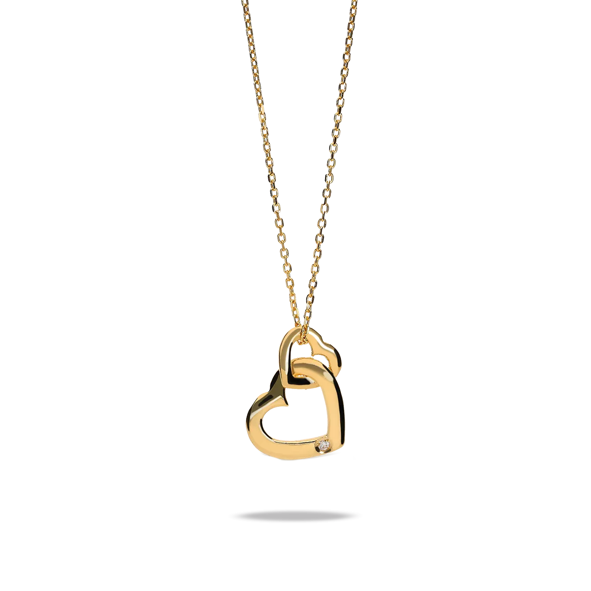 18k gold diamond pendant