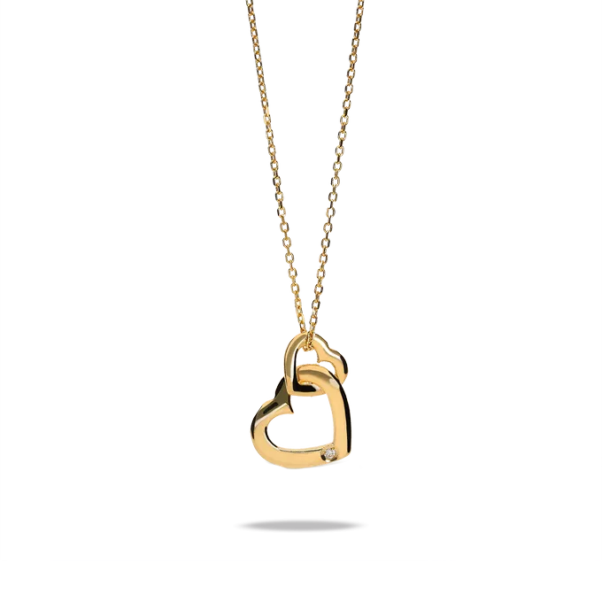 18k gold diamond pendant