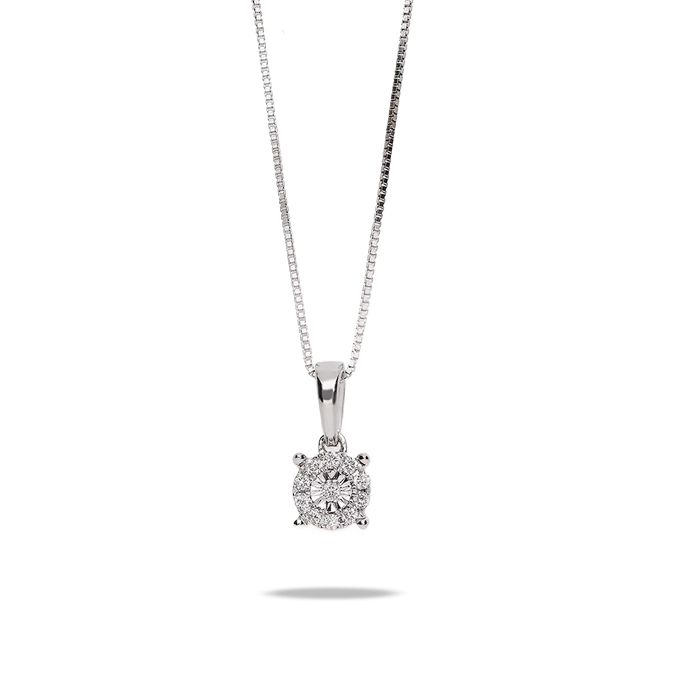 18k gold diamond pendant