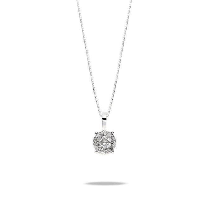 18k gold diamond pendant