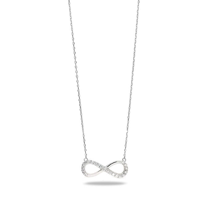 18k white gold pendant INFINITY