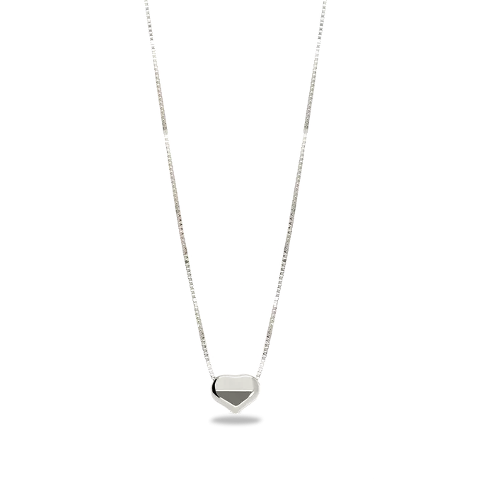 18k white gold pendant