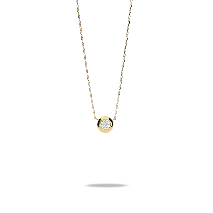 18k gold pendant