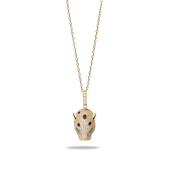 18k gold pendant LEOPARD