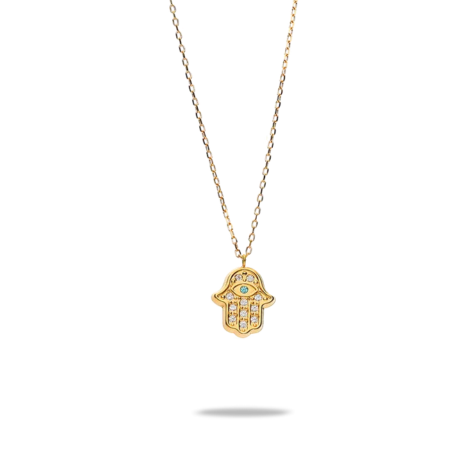 18k gold pendant