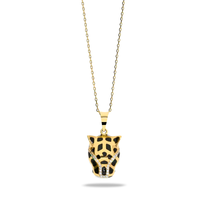 18k gold pendant LEOPARD