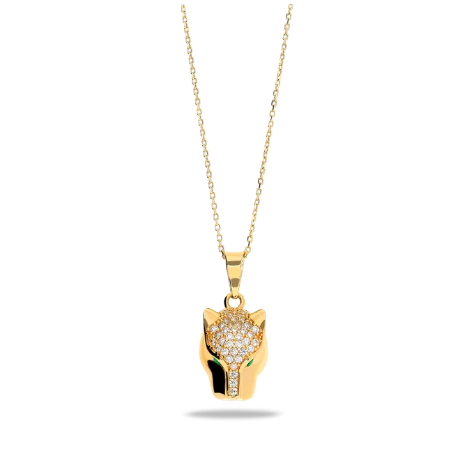 18k gold pendant LEOPARD