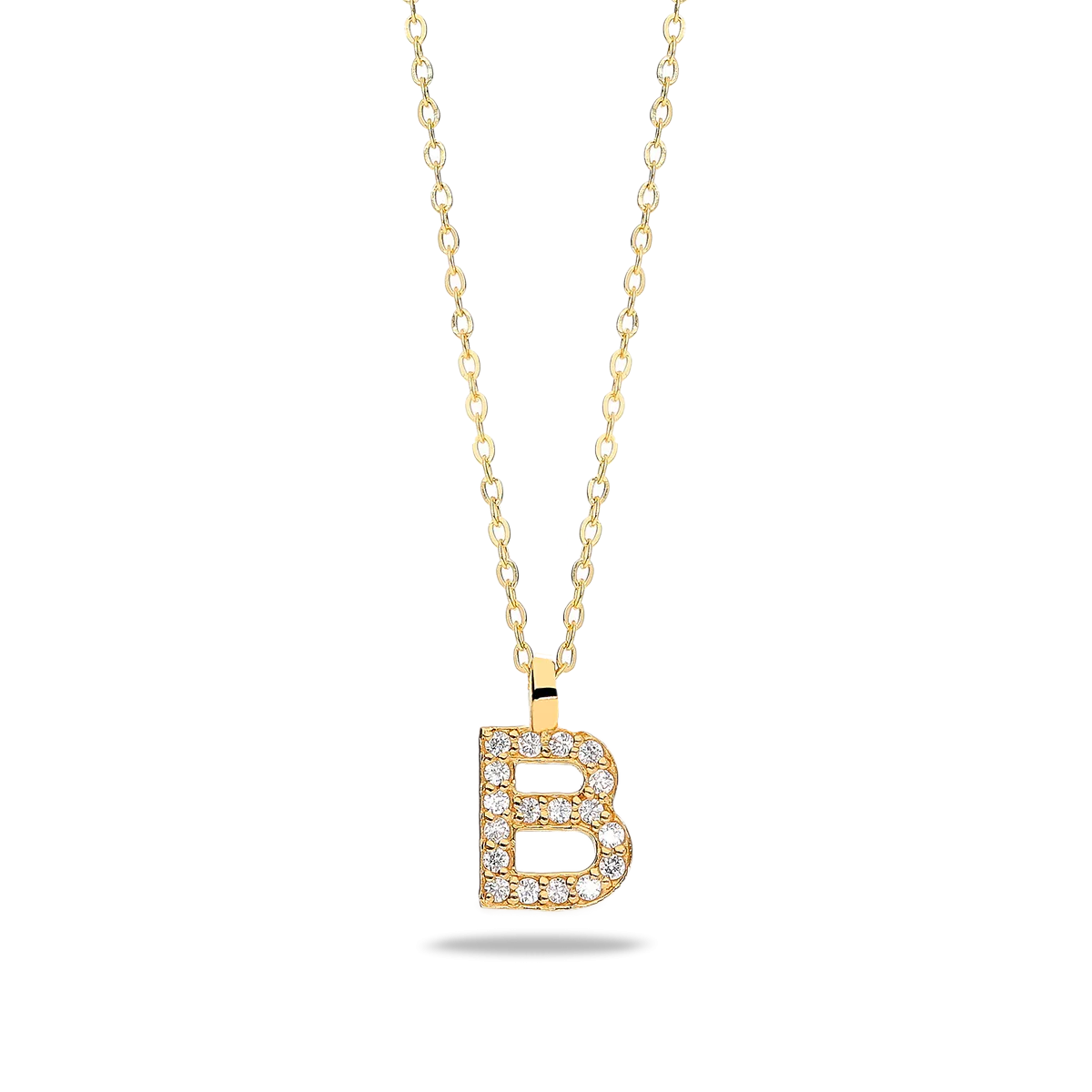 18k gold pendant ABECEDARY