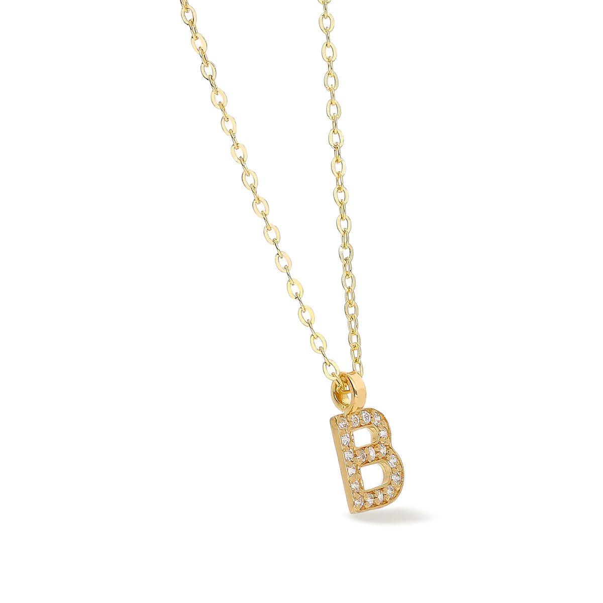 18k gold pendant ABECEDARY