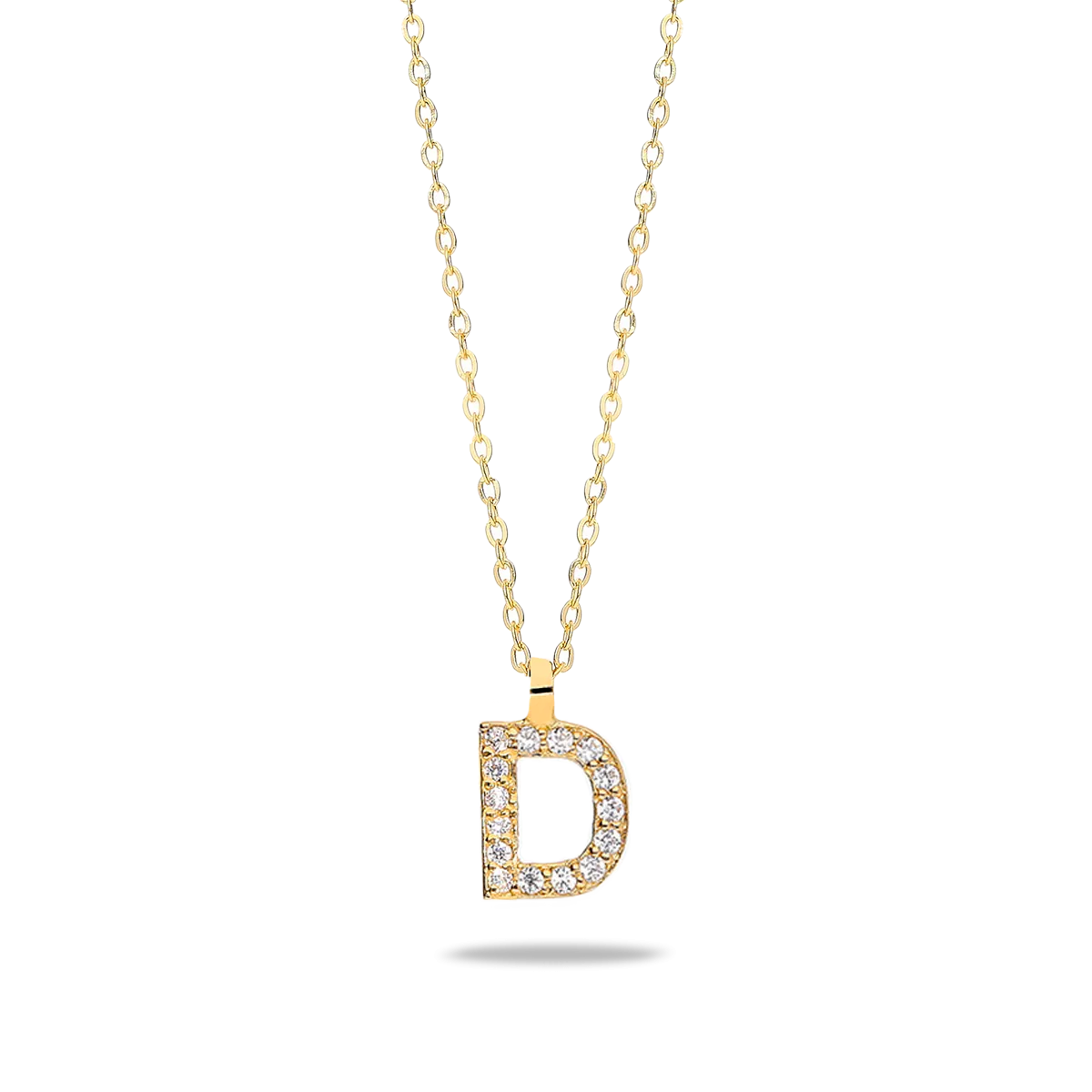 18k gold pendant ABECEDARY