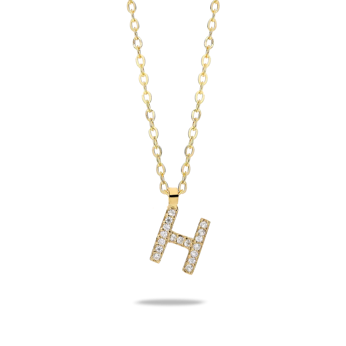 18k gold pendant ABECEDARY