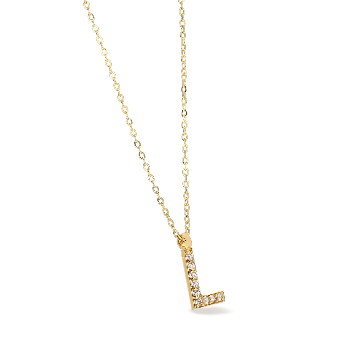 18k gold pendant ABECEDARY