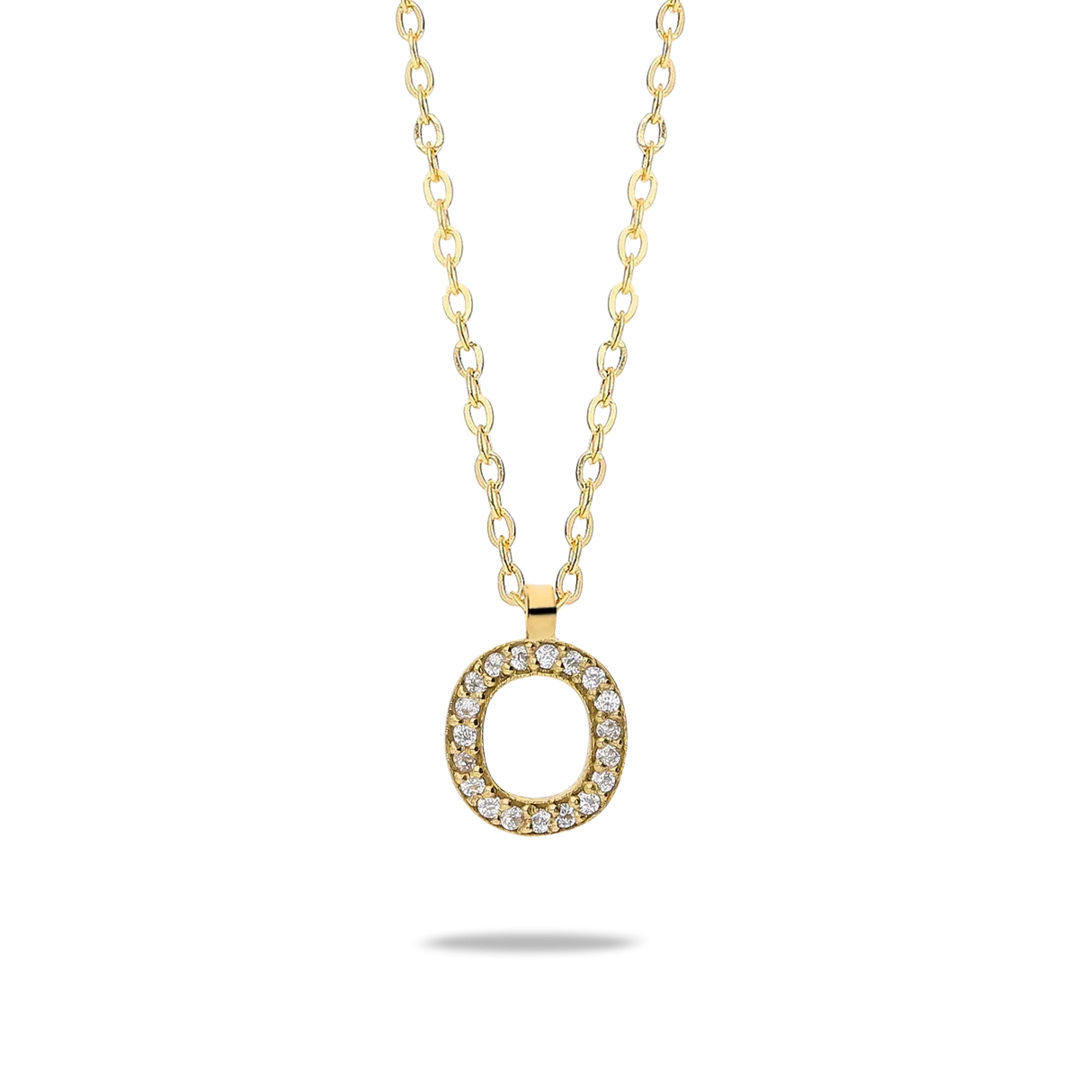 18k gold pendant ABECEDARY