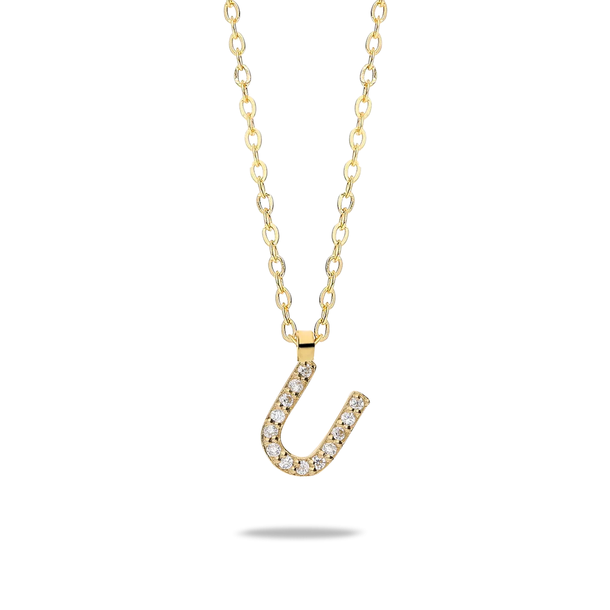 18k gold necklace ABECEDARY