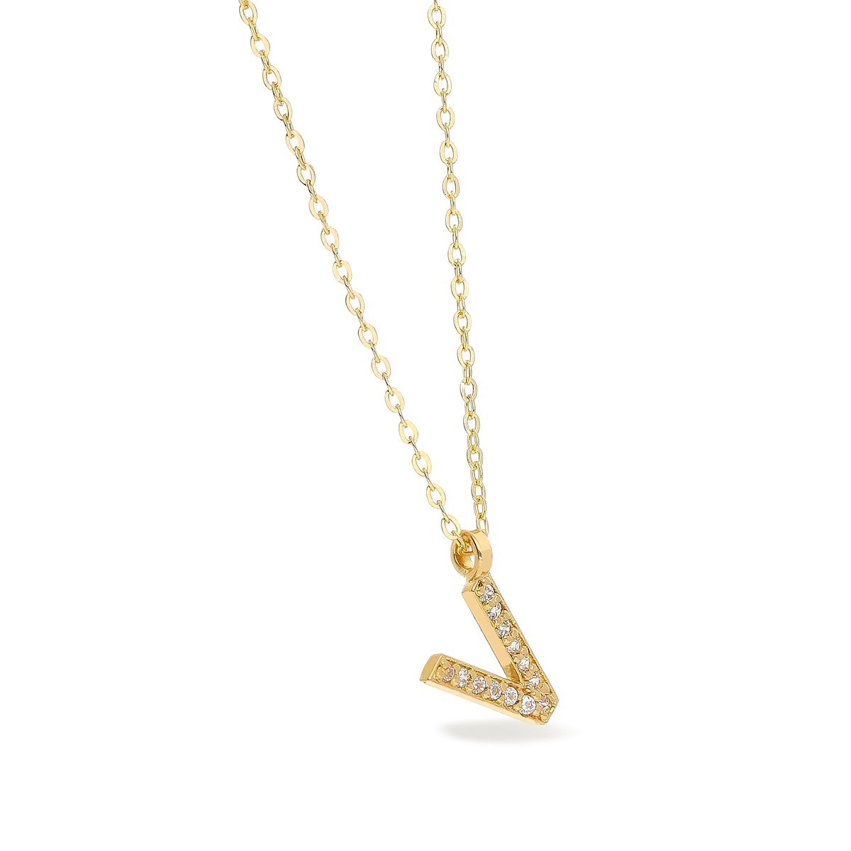 18k gold pendant ABECEDARY