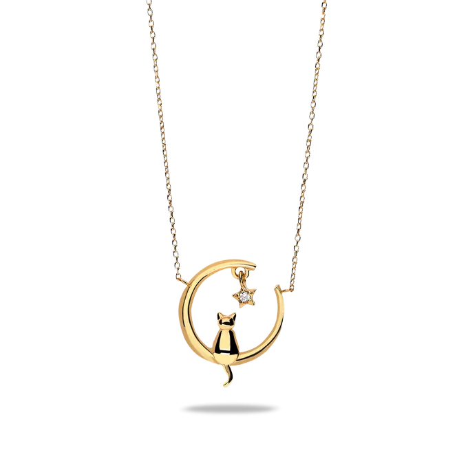 18k gold pendant