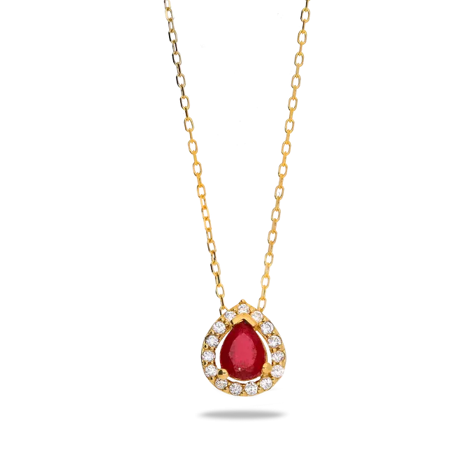 18k gold pendant TEAR