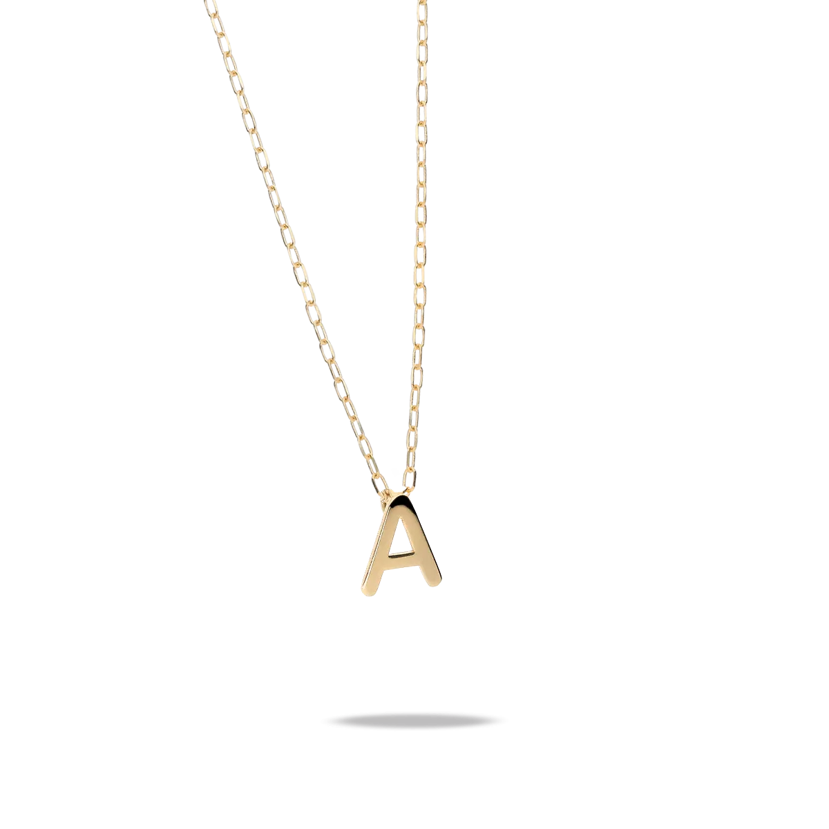 18k gold necklace MY LETTER