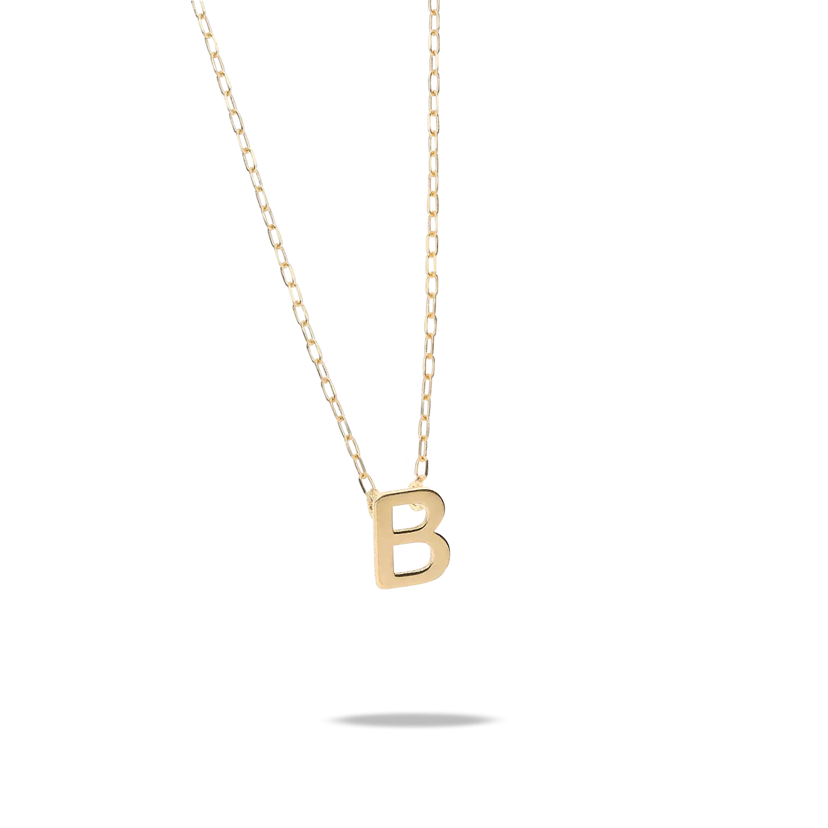 18k gold necklace MY LETTER