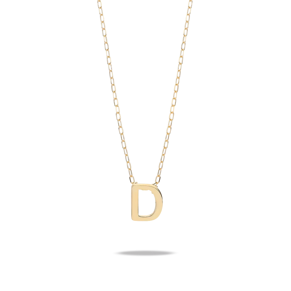 18k gold pendant MY LETTER