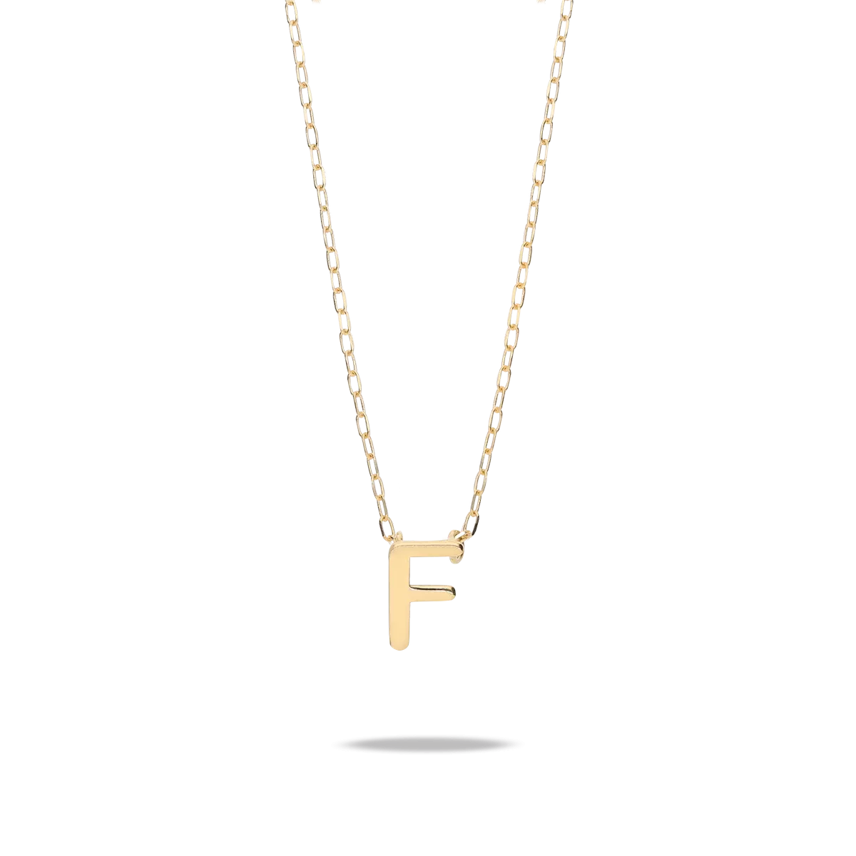 18k gold necklace MY LETTER