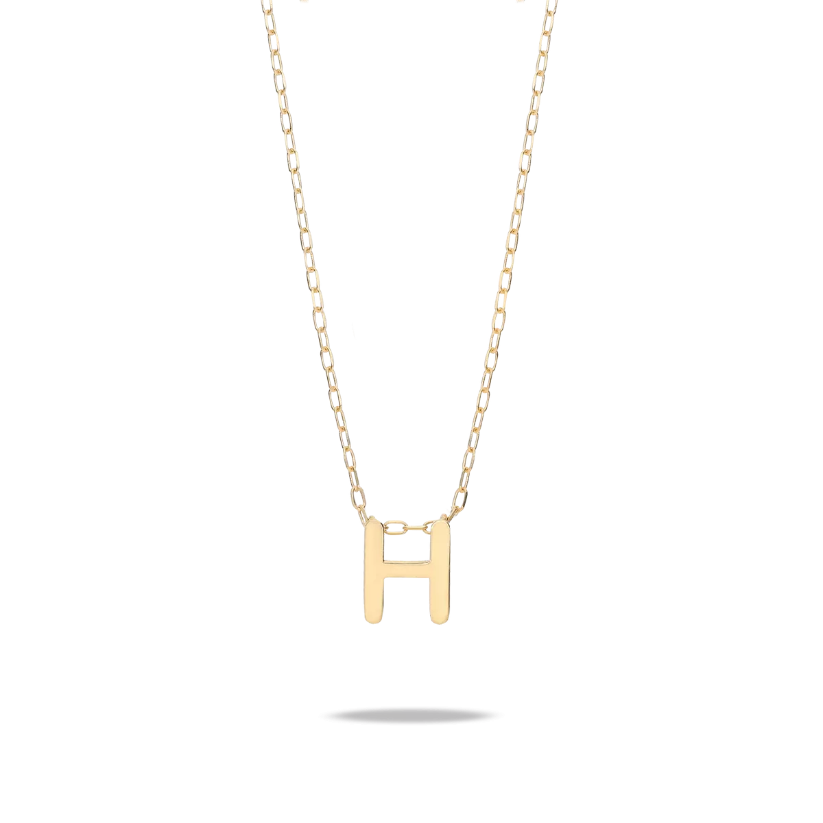 18k gold necklace MY LETTER