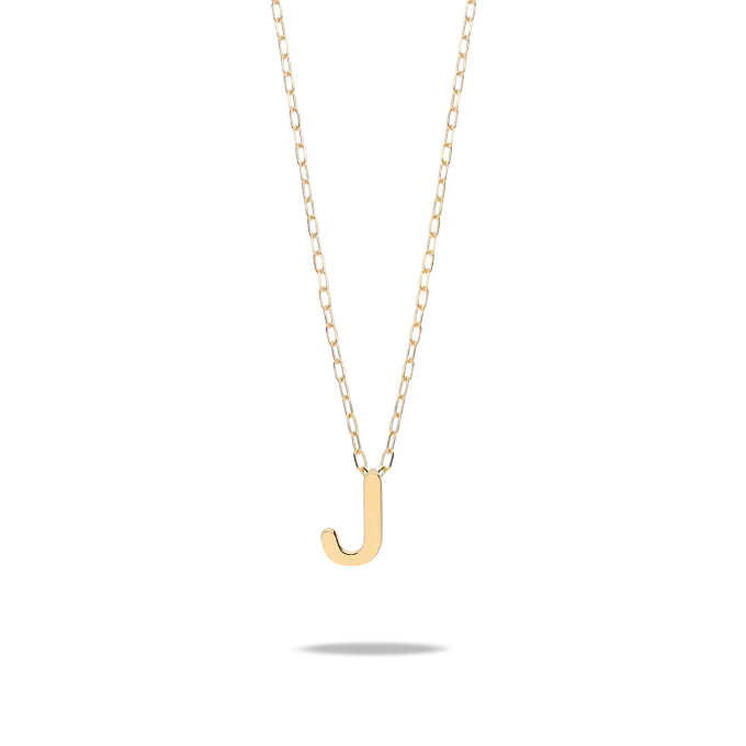 18k gold necklace MY LETTER