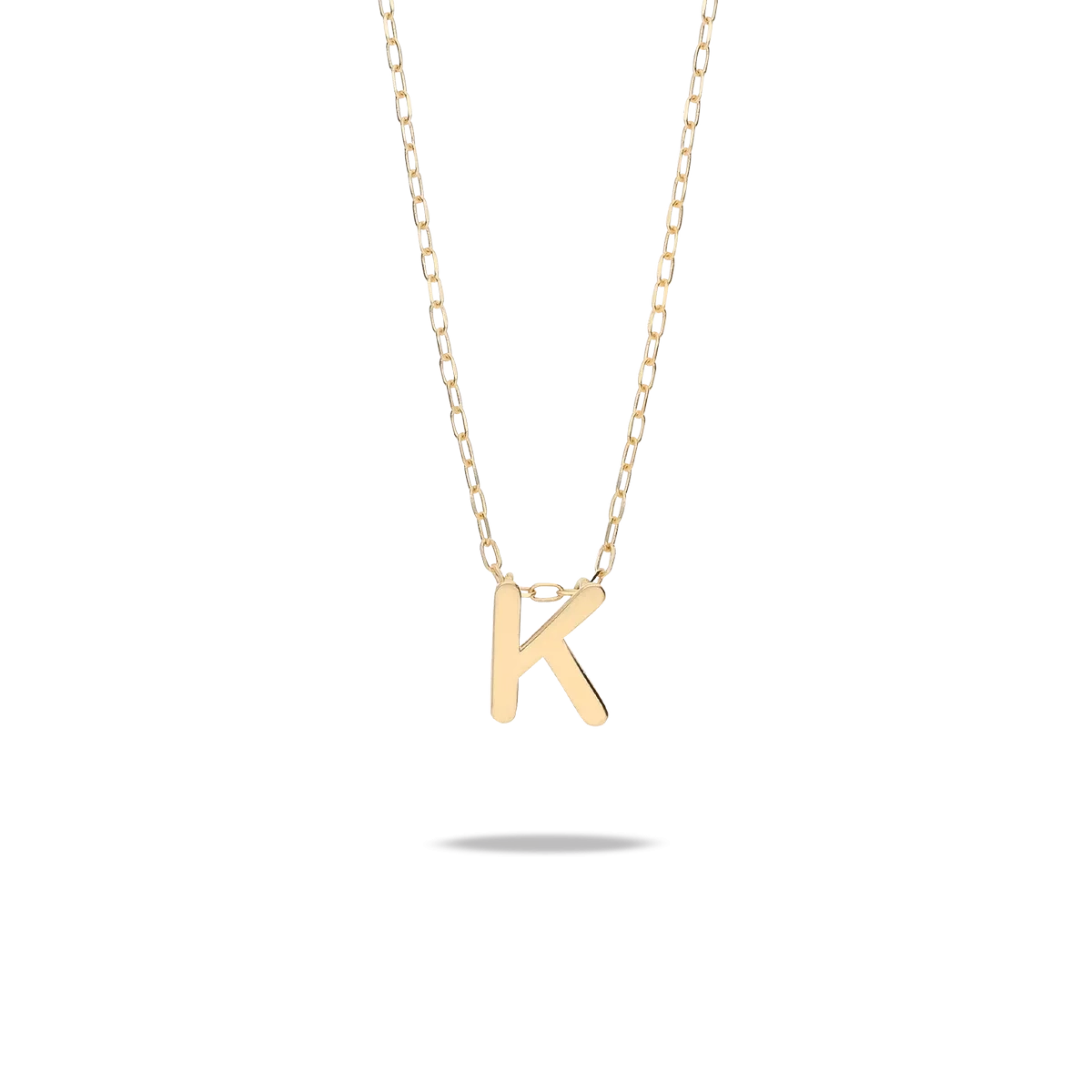 18k gold necklace MY LETTER