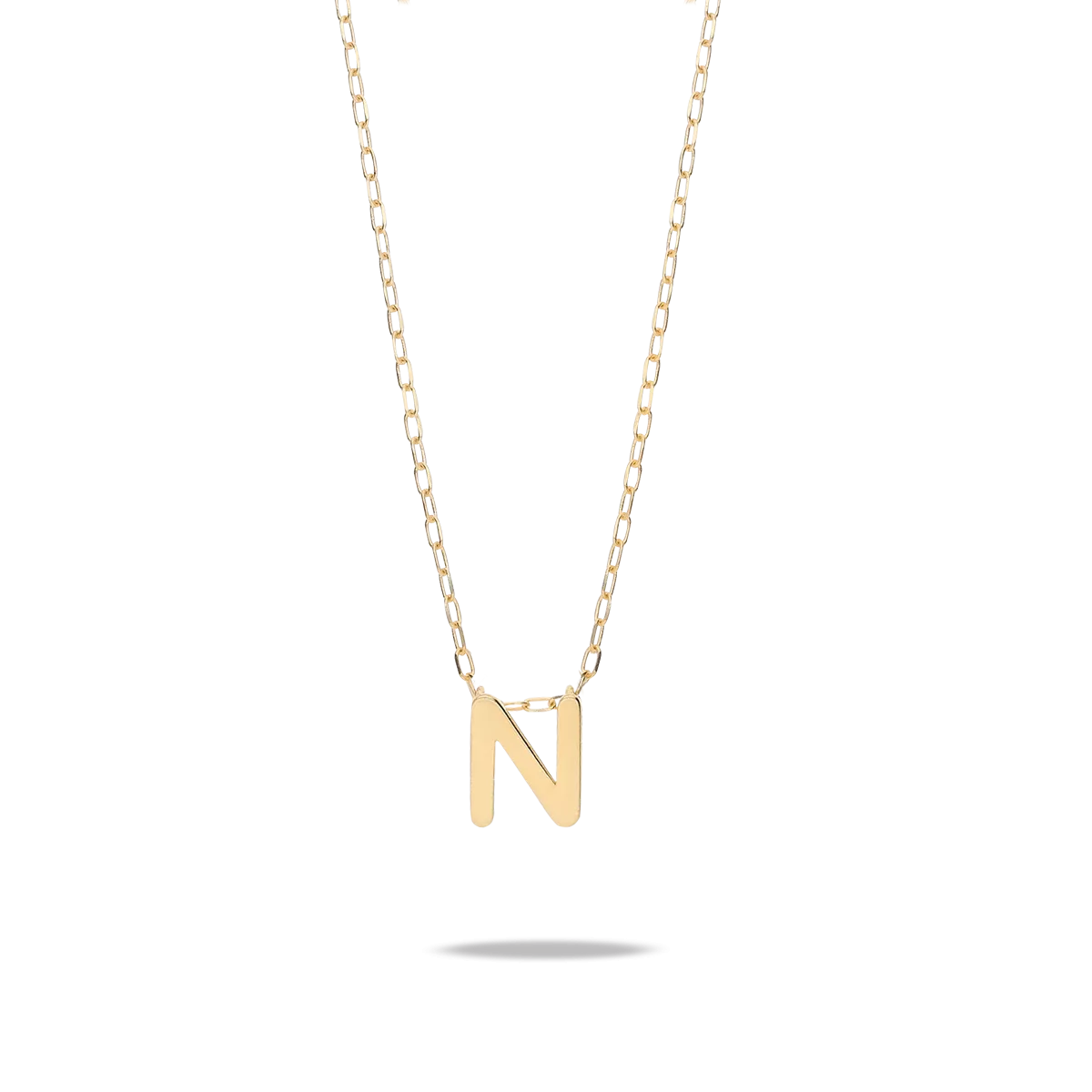 18k gold necklace MY LETTER