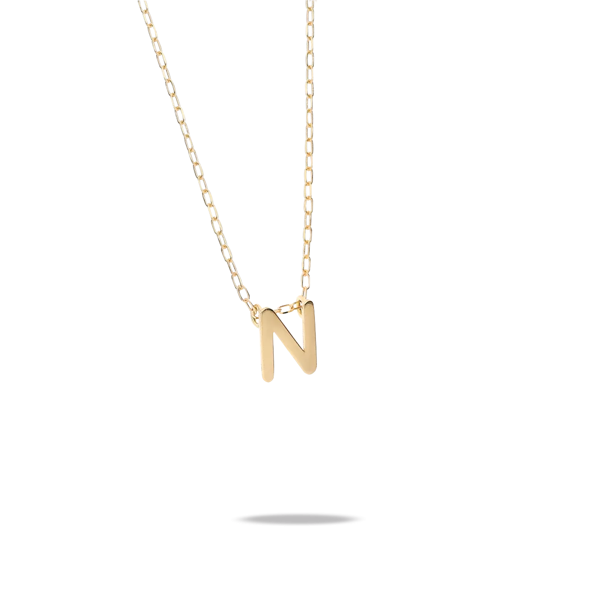 18k gold necklace MY LETTER