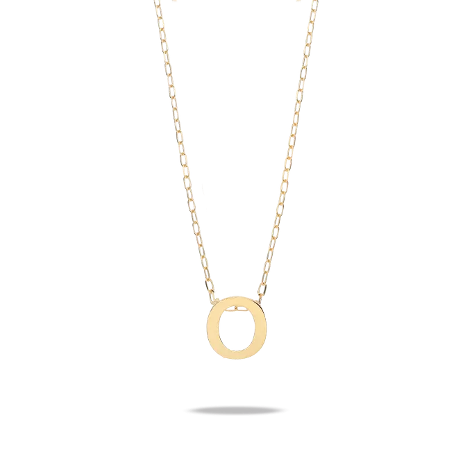 18k gold necklace MY LETTER