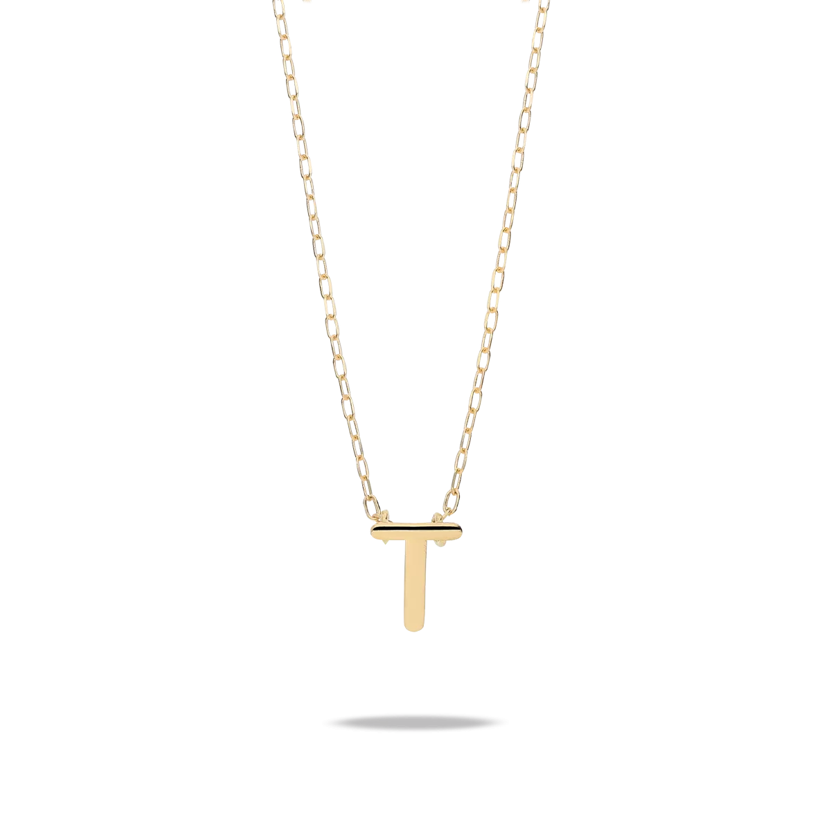 18k gold necklace MY LETTER