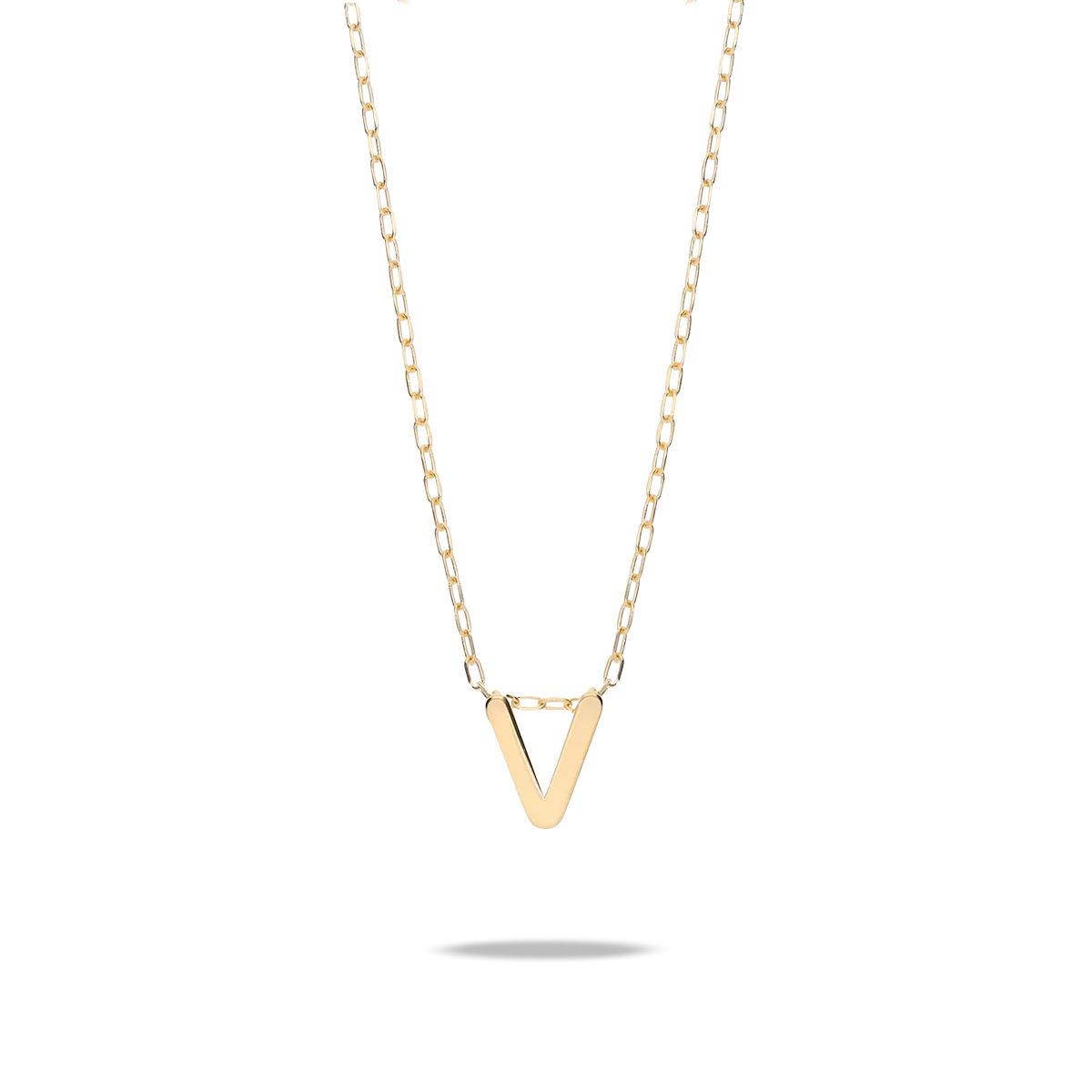 18k gold necklace MY LETTER