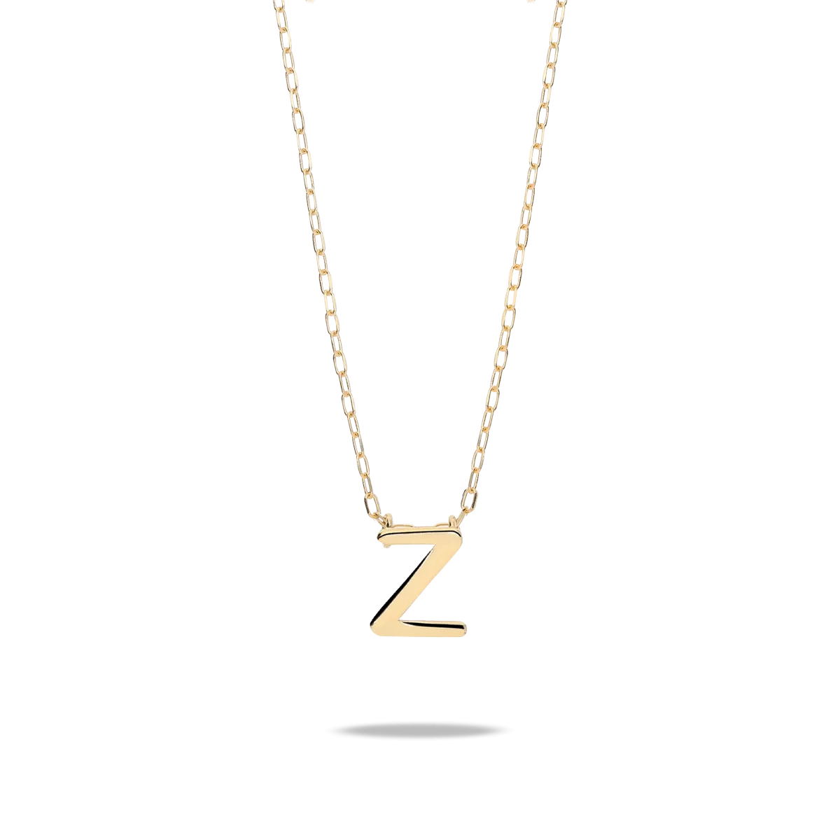 18k gold necklace MY LETTER