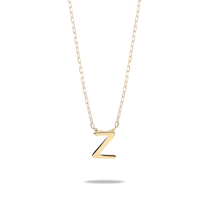 18k gold necklace MY LETTER