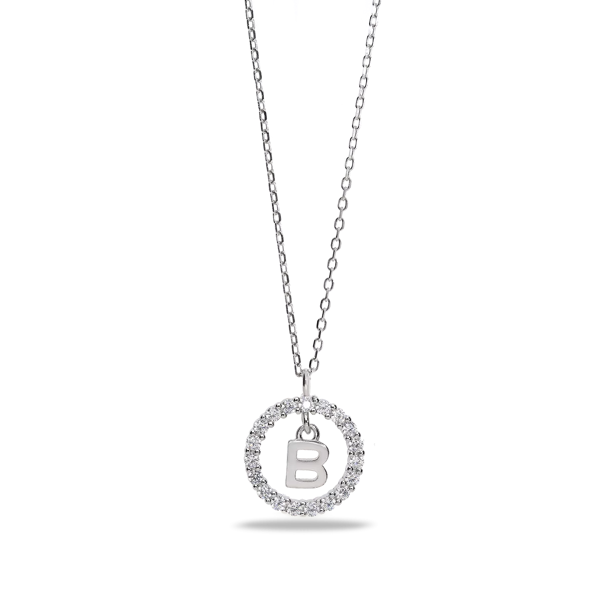 Collar plata primera ley ALPHABET SILVER