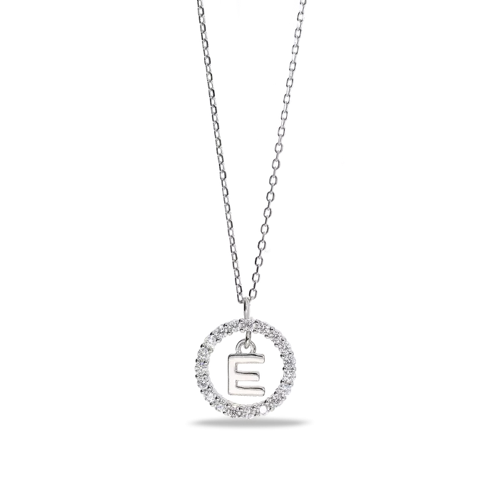 Sterling silver pendant ALPHABET SILVER