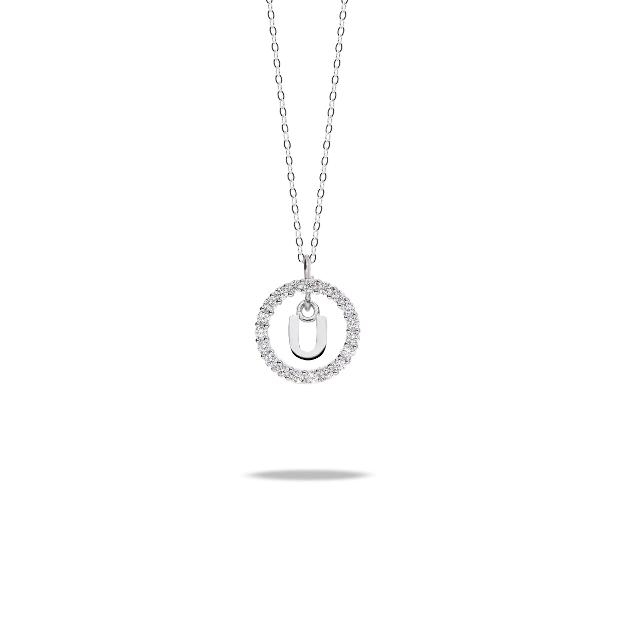 Collar plata primera ley ALPHABET SILVER