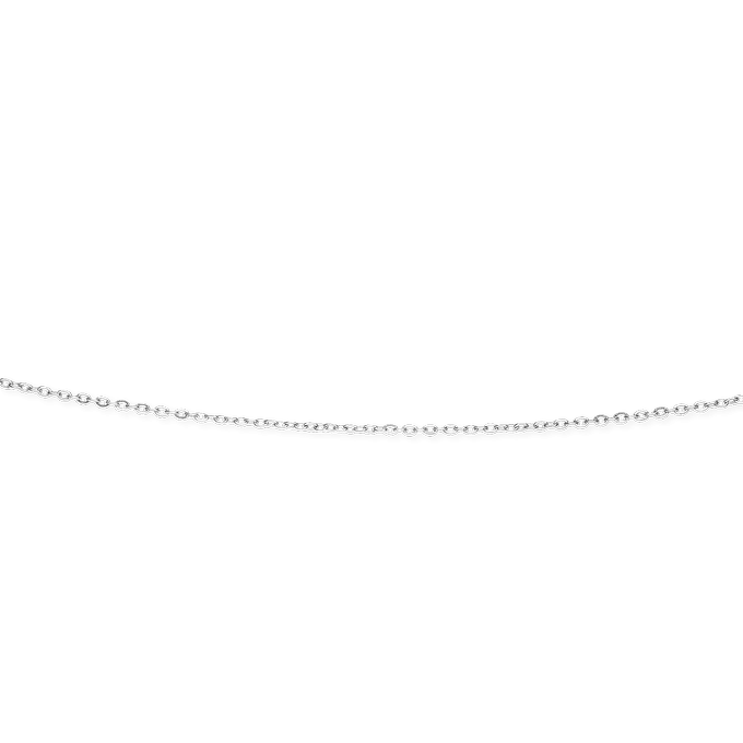 18k white gold chain