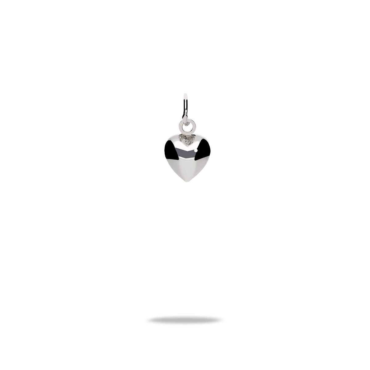 18k white gold charm