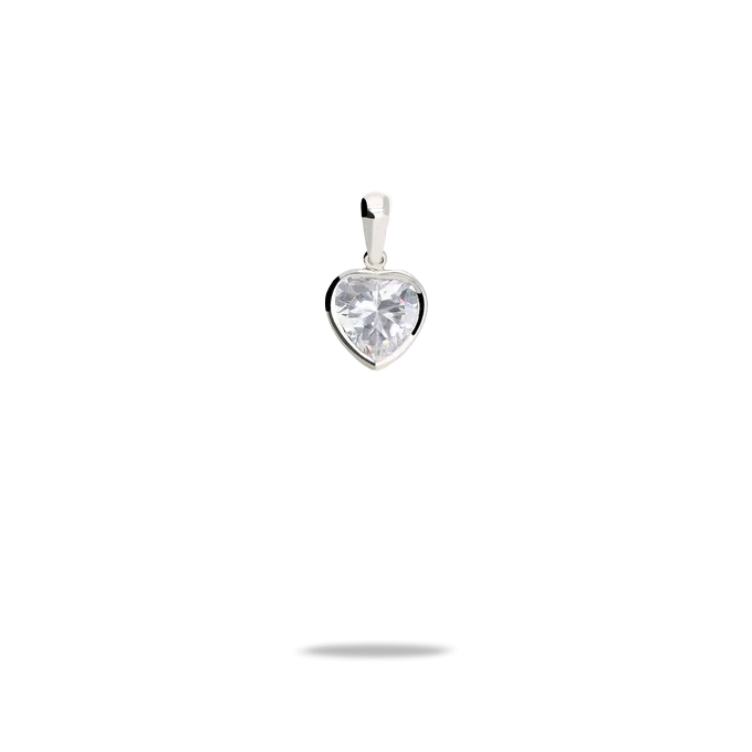 18k white gold charm EMOTION