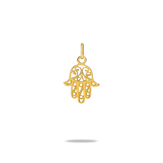 18k gold charm