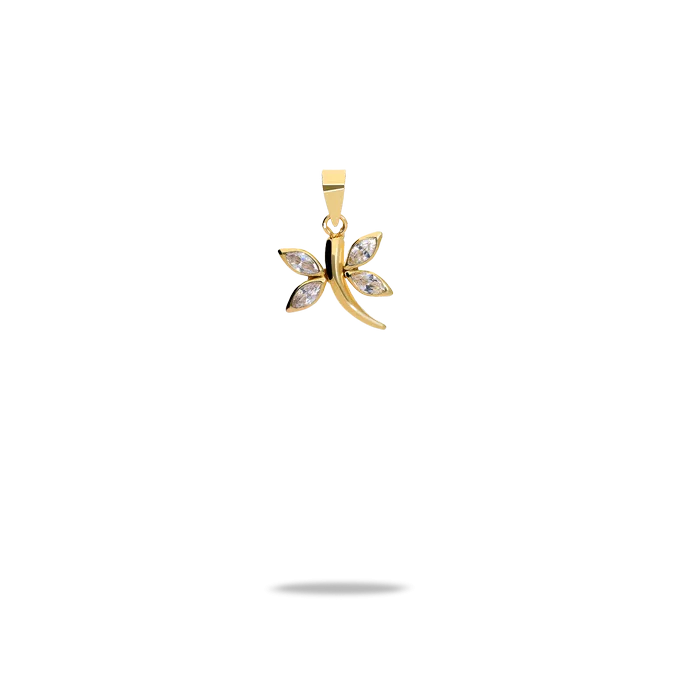 18k gold charm