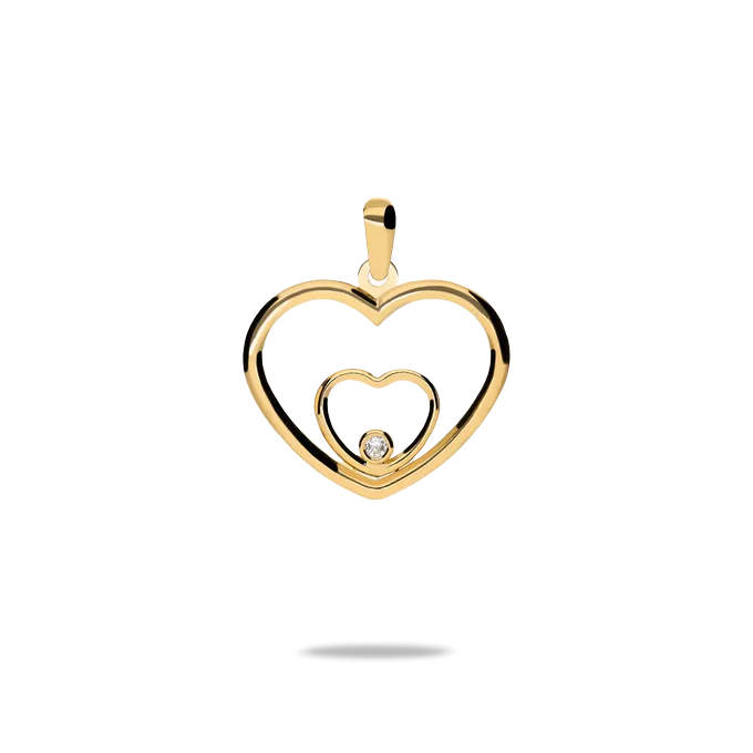 18k gold charm